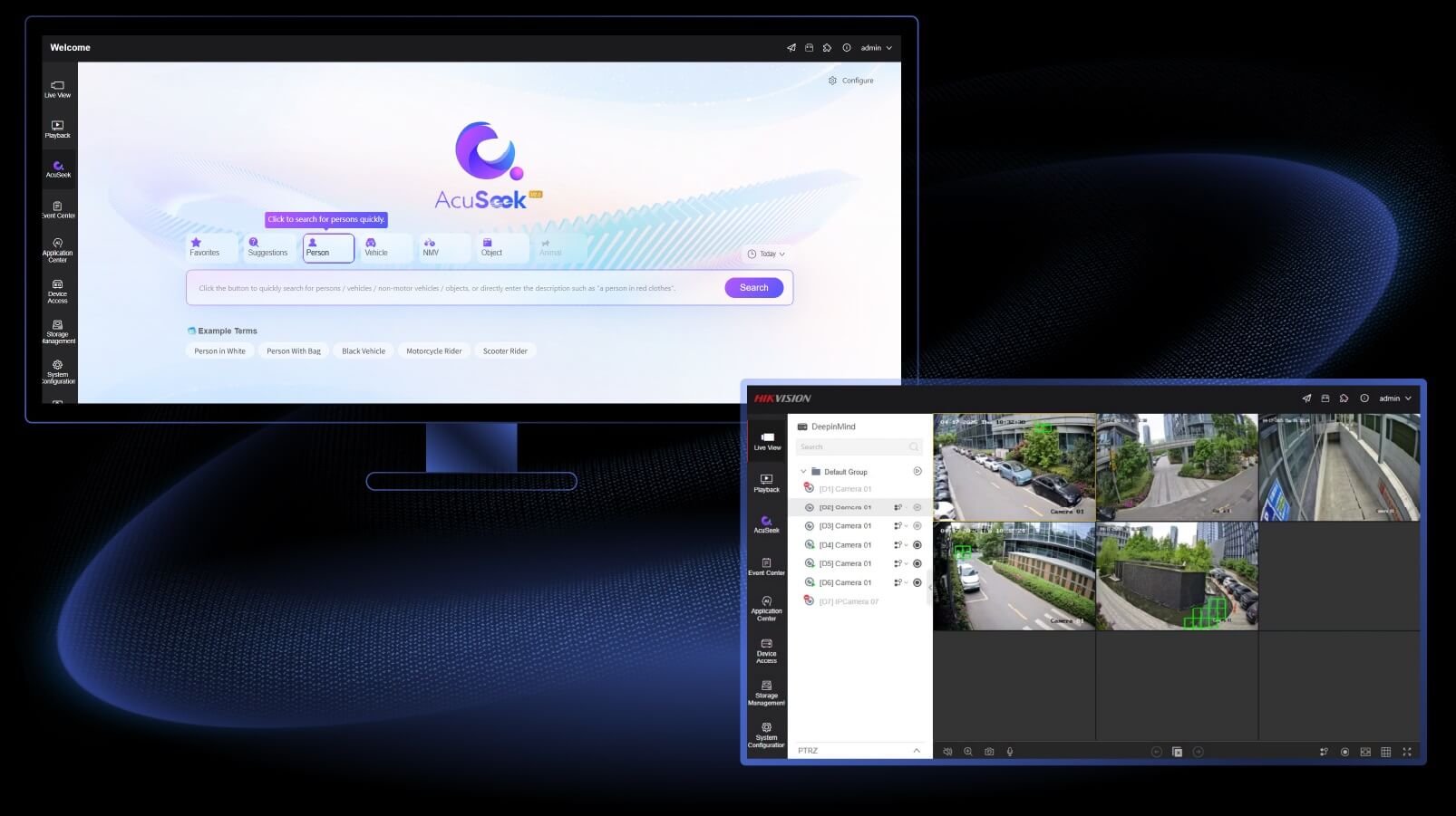 NVR webpage